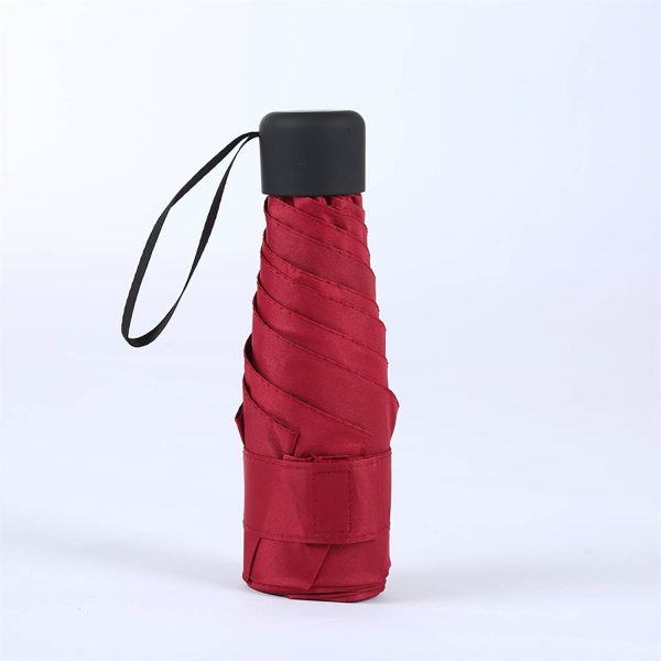35in Folding Mini Capsule Umbrella W/ Sun Protection