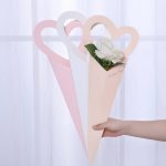 Wedding Flower Wrapping Paper Heart Box Gift Bag