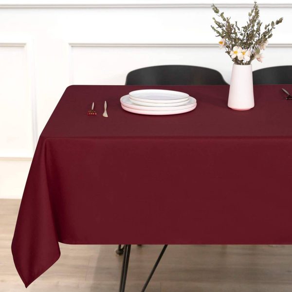 Custom 57x 82 IN Antifouling and Wrinkle Tablecloth