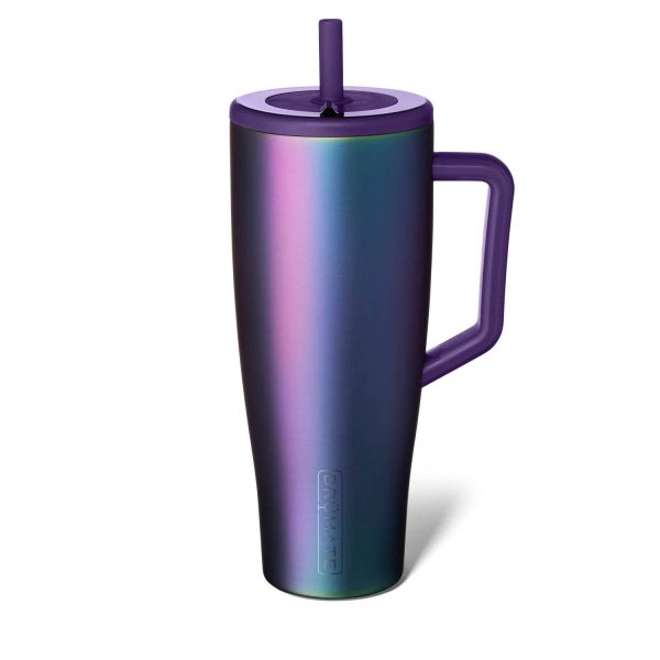 30&40 OZ Stainless Steel Tumbler Cup w/ Handle and Straw