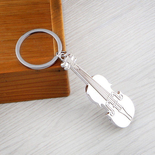 Popular Metal Violin Music Instrument KeyChain