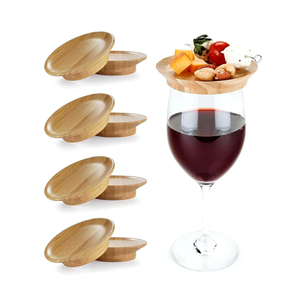 Wooden Home Bar Glass Coaster Decoration