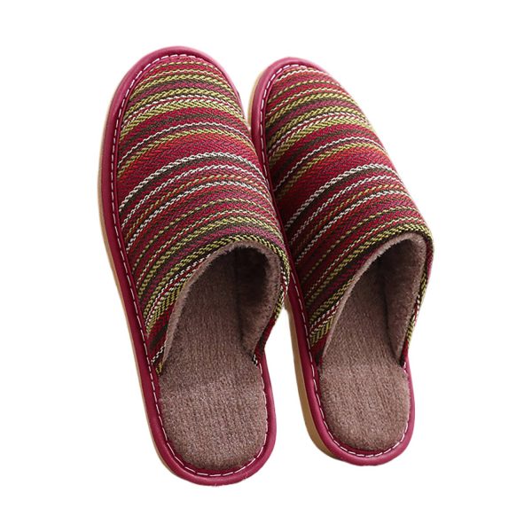 Winter Warm Thick-Soled Non-Slip Cotton Slippers