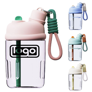 22oz Straw Handle Double Drink Carrying Cup