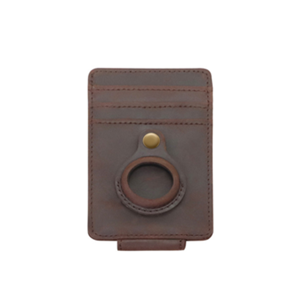 Slim Money Clip Aluminum Wallet Automatic Pop-up Card Case