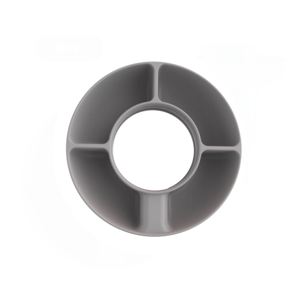 Silicone snack bowl platter