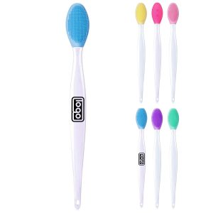 Rubber Double-sided Facial Cleaning Nose Lips Brush