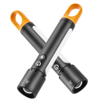 Multi functional metal flashlight