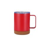 Double-Layer Stainless Steel Mug w/ Cork Base Pad