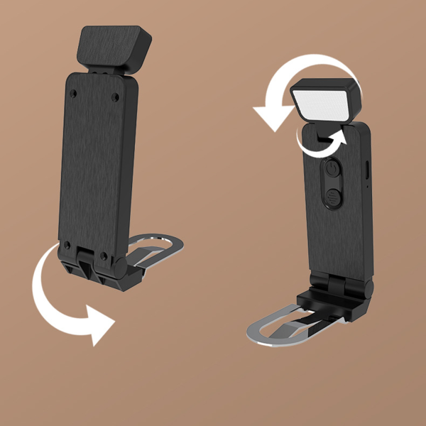 Portable Mini USB Rechargeable Clip-On LED Bookmark Light
