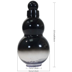 30oz Reusable Screw Top Leak Proof Gourd Water Bottle