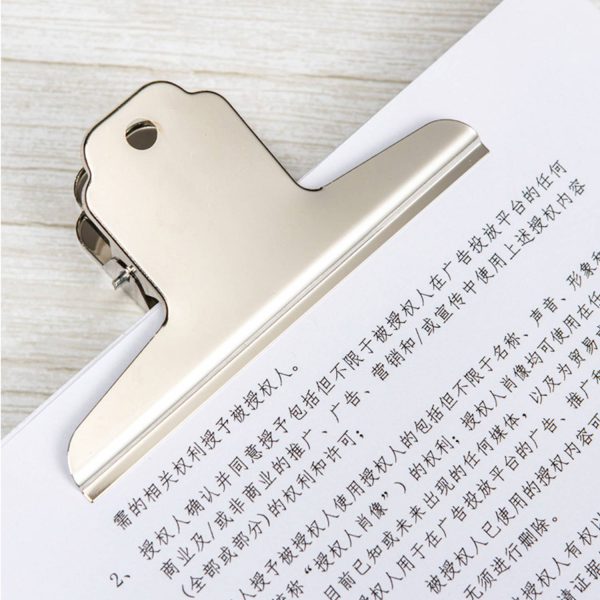 Large Stainless Steel Clips File Clamp