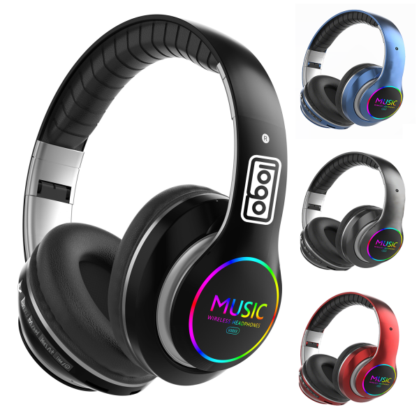 Over-ear Bluetooth headphones