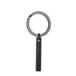 Stainless Steel Bar-shaped Keychain