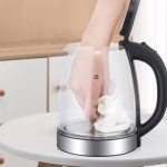 68 OZ LED Glass Stainless Steel Electric Kettle