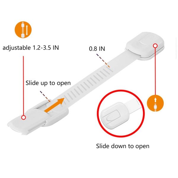 4-Pack Drawers and Cabinets Baby Safety Lock