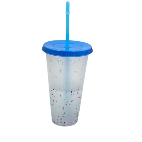 25OZ PP Full Color Printing Tumbler Color-changing Cup