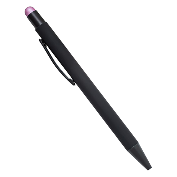 Metal Color Pop Rubberized Stylus Pens
