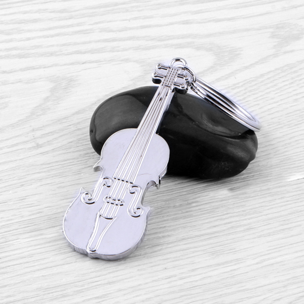 Popular Metal Violin Music Instrument KeyChain