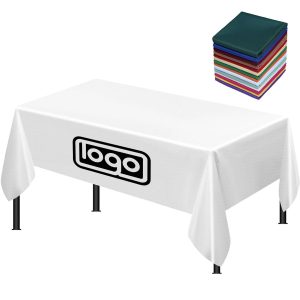 Custom 57x 82 IN Antifouling and Wrinkle Tablecloth
