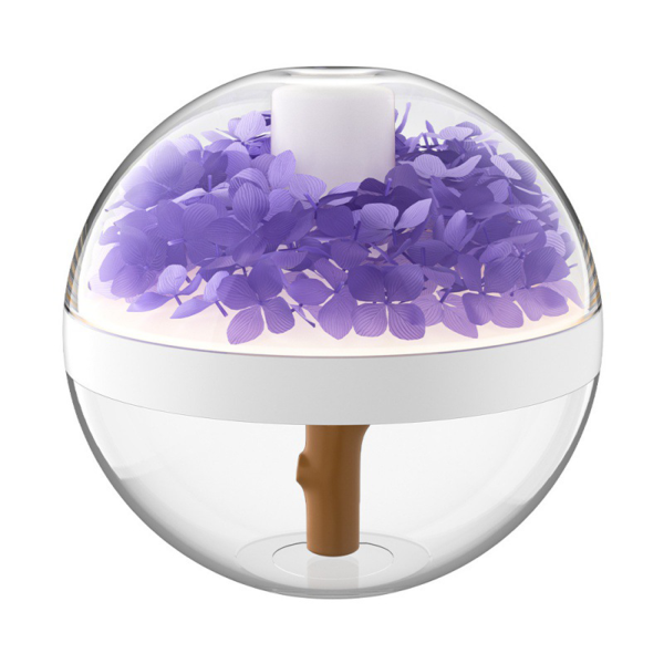 Rechargeable Preserved Flower Humidifier w/ Night Light