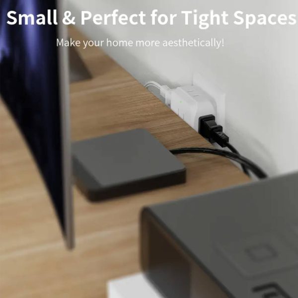 Mini Multi-Plug Wall Outlet Extender