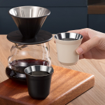 2.7Oz Double Wall Stainless Steel Espresso Cups
