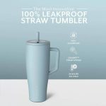 30&40 OZ Stainless Steel Tumbler Cup w/ Handle and Straw