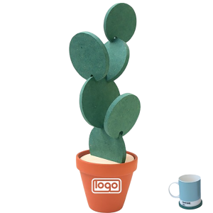 Non-slip Insulated Cactus Coaster