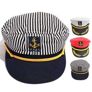 Captain Cap Costume Navy Marine Admiral Hat