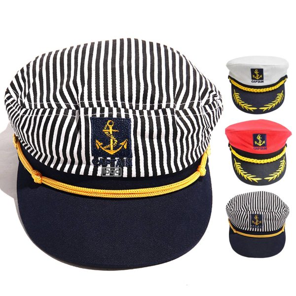 Captain Cap Costume Navy Marine Admiral Hat