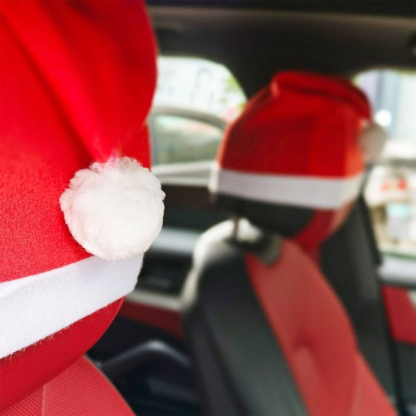 Christmas Car Seat Headrest Covers