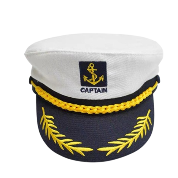 Captain Cap Costume Navy Marine Admiral Hat