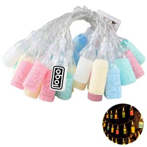 Beer Bottle-Shaped Glowing Atmosphere Lamp USB String Light