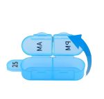 BPA-Free Portable Monthly Pill Organizer w/ AM/PM Labels