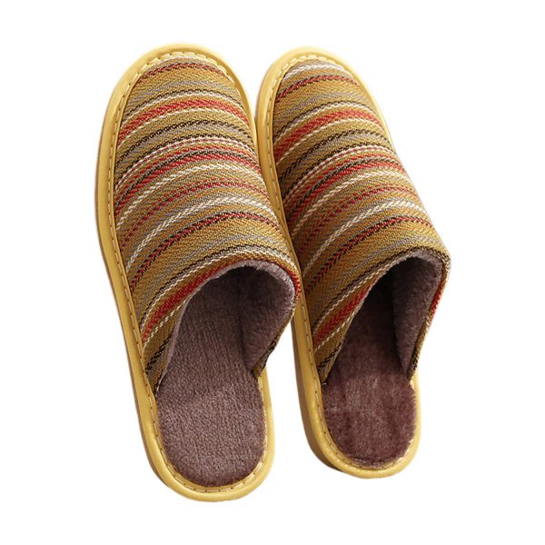 Winter Warm Thick-Soled Non-Slip Cotton Slippers