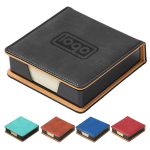 Leather Sticky Note Storage Box
