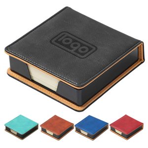 Leather Sticky Note Storage Box