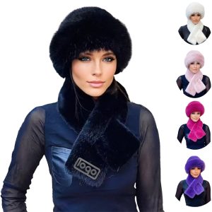 Beanie Hat W/ Scarf