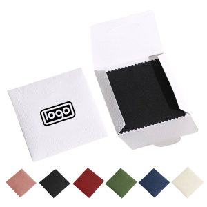 Jewelry Cleaning Microfber Cloth Polishing w/ Paper Bag