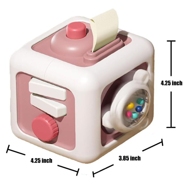Baby 6 in 1 Sensory Busy Cube Toys