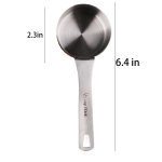 Stainless Steel Coffee Powder Scoop w/ Scale