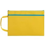 A4 Handle Zippered Document Bag File Pouch