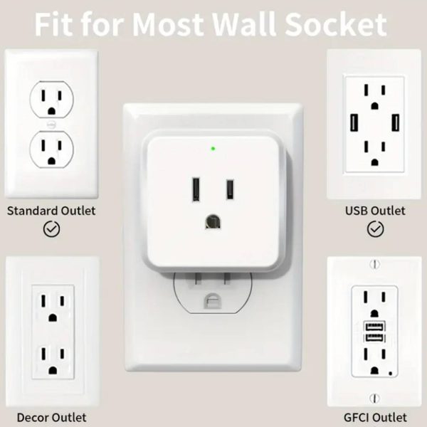 Mini Multi-Plug Wall Outlet Extender