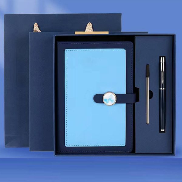 A5 Buckle PU Leather Multi-color Notebook