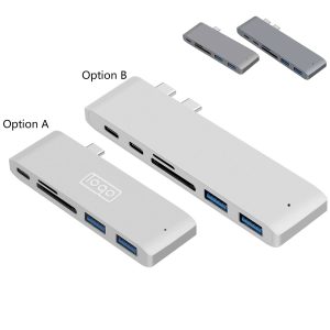 6 in 1 USB C Adapter for MacBook Laptop Computer