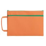 A4 Handle Zippered Document Bag File Pouch