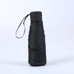 35in Folding Mini Capsule Umbrella W/ Sun Protection