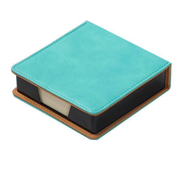 Leather Sticky Note Storage Box