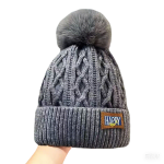 Women Winter Pompom Beanie Hat